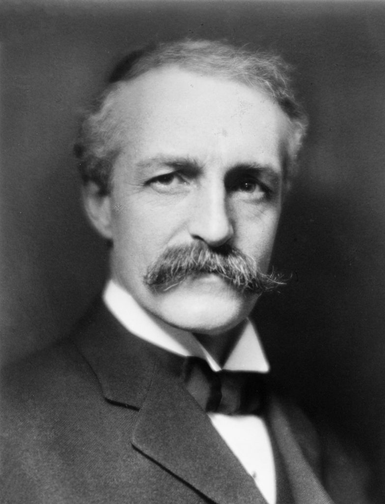 A black and white portrait of Gifford Pinchot
