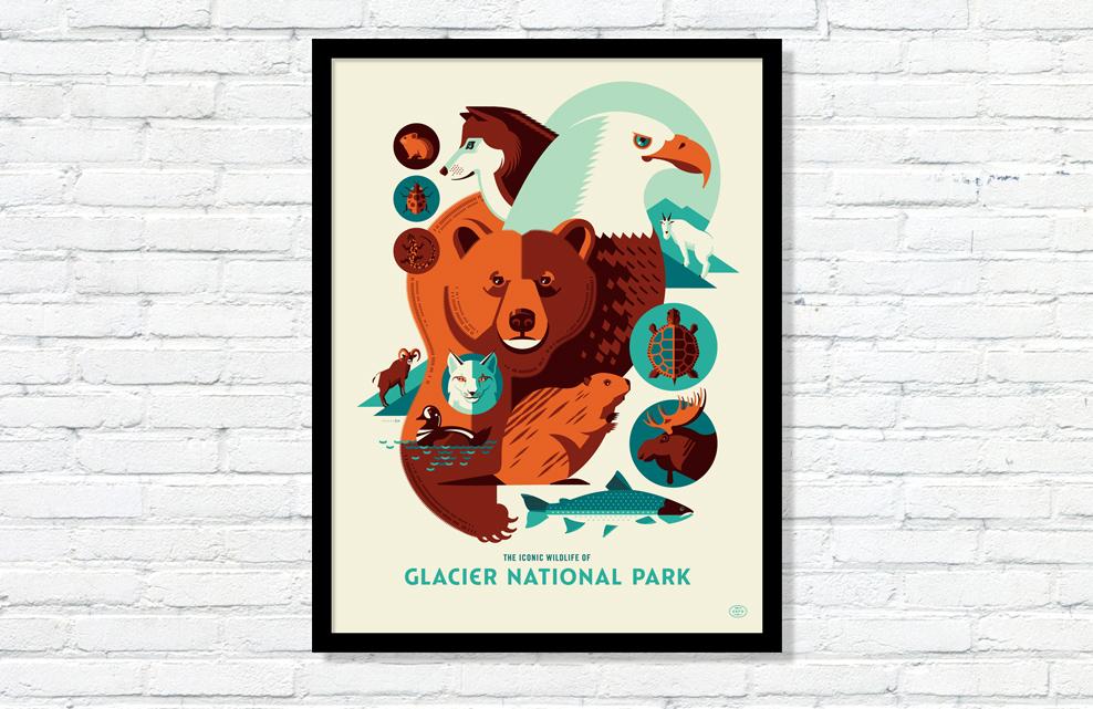 Fifty-Nine Parks Screen Print Poster